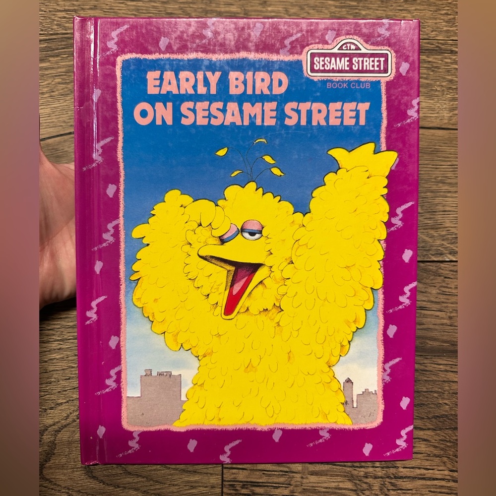 Sesame Street Early Bird Book - Pink and Yellow Cover